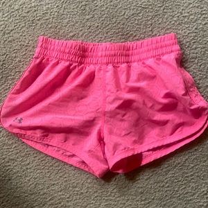 Pink Under Armour Running Shorts